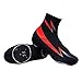 Copriscarpe da Ciclismo, Copriscarpe Invernali Copriscarpe Antivento da Ciclismo per Uomo Donna Riscaldatore Termico (Red,M)