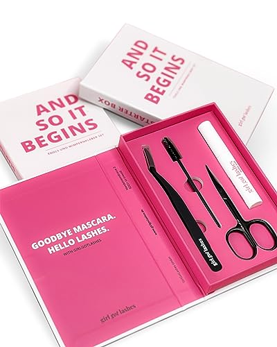 GIRLGOTLASHES Starter Box Transparenter Kleber BOND GIRL Wimpernk...