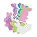 Fun Express Jumbo Foam Bunny Shapes - 24 Pieces