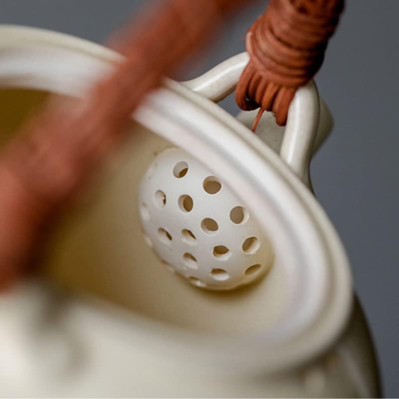 Miniatura 4 de Juego de té, tetera de porcelana con infusor de acero inoxidable, tetera de hojas sueltas y florecientes con infusor en caja de regalo, porcelana