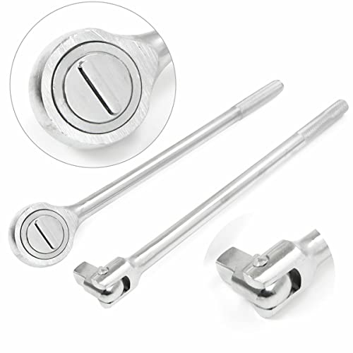 Tonynol 3/4 Inch Drive Socket Wrench Sets, 21-Piece, 6-Point, Cr-V Steel Sockets With Adapters And Ratchet Handle, Flex-Head Breaker Bar (6 Piont) #TOP2