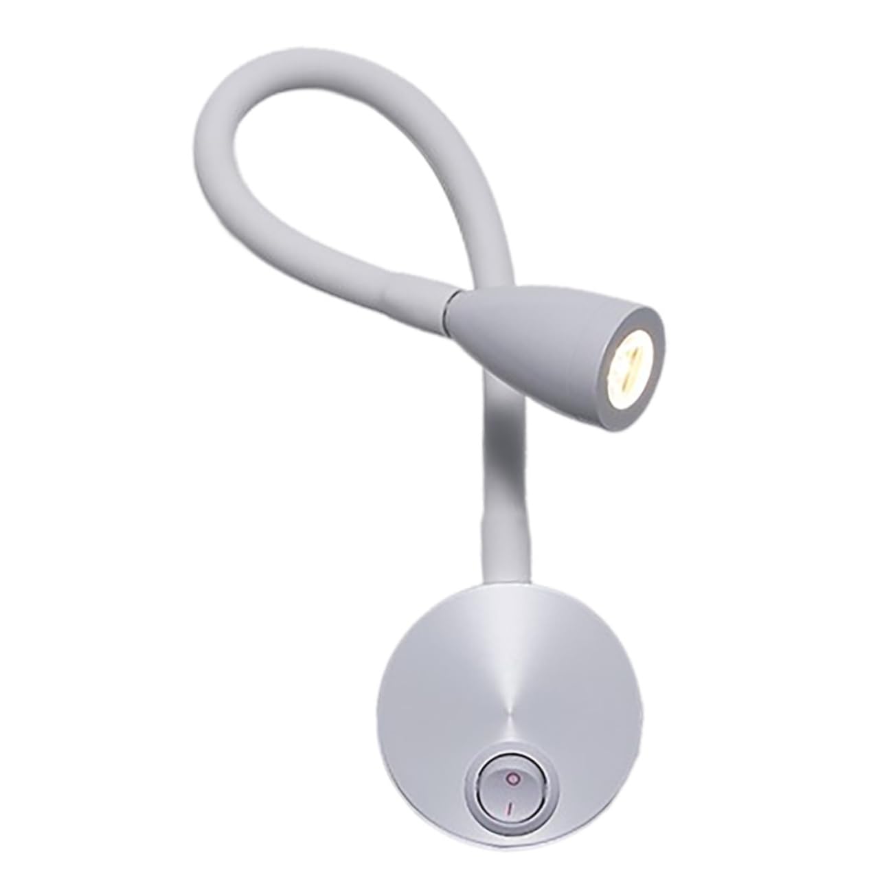 Lampe de chevet murale LED 3W en aluminium et fer avec interrupteur intégré Abaodam
