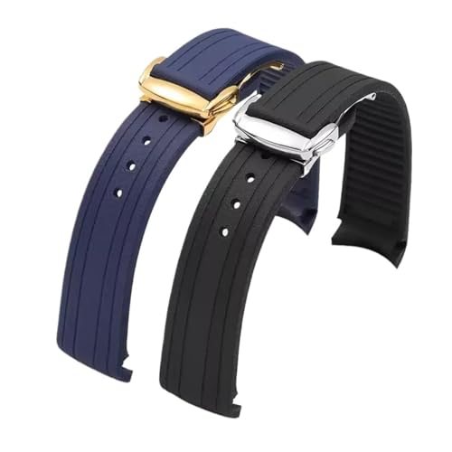 Bracelet caoutchouc compatible avec Omega Seamaster 300 boucle déployante - 2