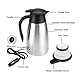 Wasserkocher 12V -- Wasserkocher 1000Ml Auto Lkw 12V/24V Wasserkocher Edelstahl Elektrische Heizung Wasserflasche Schnell Kochendes Wasser In Winter Auto Wasserkocher Becher Reise Heizung Cup For Kaff