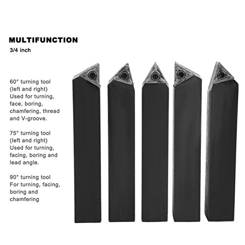 Kit de 5 Puntas Torneado Carburo 3/4 Pulg miniatura 4