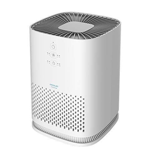 Cecotec Purificatore Connesso TotalPure 1500; 26W, 100 CADR, Filtraggio a 3 Stadi, Controllo Wi-Fi, Sensore PM 2;5, 2 Modalità Operative, 2 Velocità, Copertura 40 m3