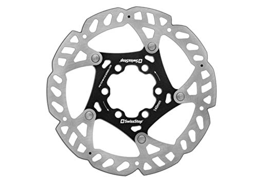 Disco freno SwissStop Catalyst 220mm 6 trous noir argent VTT Enduro DH