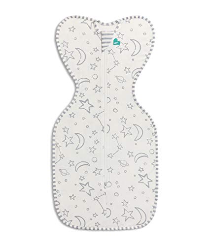 Image of Love To Dream Swaddle UP, Baby Sleep Sack, Twin Zipper For Easy Diaper Changes, Arms UP Position, Hip-Healthy, Lightweight & Breathable, Moderates Temperatures 20-24C, Small 1-3 Months, Cream