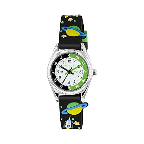 Tikkers Unisex-Kid's Analog Quartz Watch with Silicone Strap TK0208 Cover
