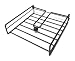 MGE - Porte-Serviettes de Table en Métal - Support Serviette Papier Carré avec Poids - Noir