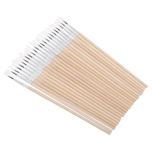 Gatuida 24 Pièces Lot de 24 Brosses de Pollinisation pour Jardinage, Outil Pollinisateur Manuel Tête Fine 1,5 CM, Poils Synthétiques Réutilisables, pour Tomates, Poivrons et Fleurs en