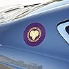West Chester University Primary Logo Automotive Car Window Locker Circle Bumper Sticker #4