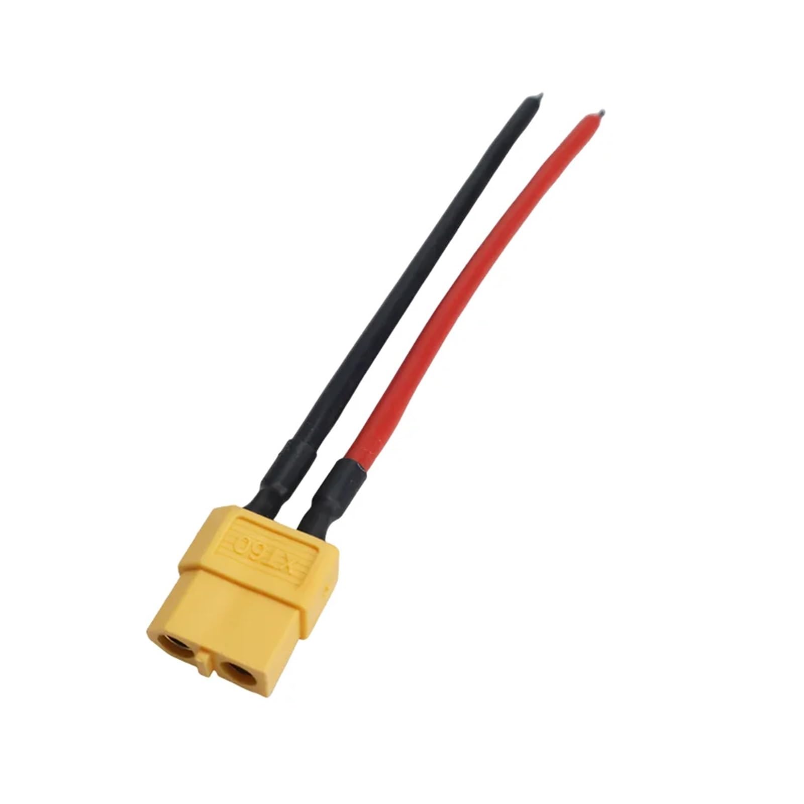 4 connettori XT60 maschio femmina per batteria – 10 cm 14 AWG cavo in silicone per RC aereo Lipo ESC FPV Drone Expand (XT60 femmina, 4 pezzi)