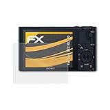 atFoliX Película Protectora para Sony DSC-RX100 Lámina Protectora de Pantalla - 3 x FX-Antireflex anti-reflectante Protector Película