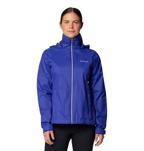 Columbia Womens Switchback IV Rain Jacket, Clematis Blue, X-Large by Columbia - Used condition - US$46.55