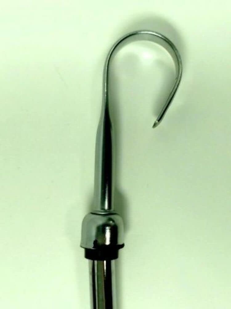 351C Cleveland V8 Chrome Steel Engine Oil Dipstick Original Style Handle
