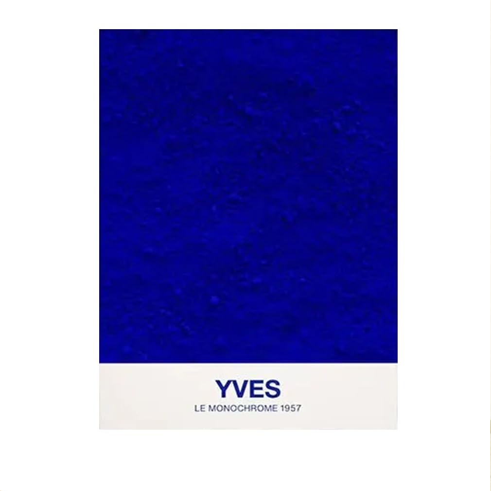Tableau moderne Yves Klein 40x60cm toile imprimée sans cadre déco
