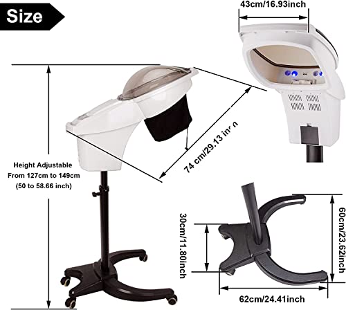 Cabeleireiro Cabelo Profissional O3 Ozone Micro Névoa Vaporizador Tipo Elitzia ET1408C (White 110V U