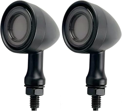 Luz trasera para motocicleta y pilotos intermitentes bullet para mejorar la visibilidad
