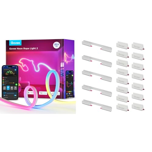 Govee Luces Neón RGBIC Cadena 10 m con Soportes miniatura 1