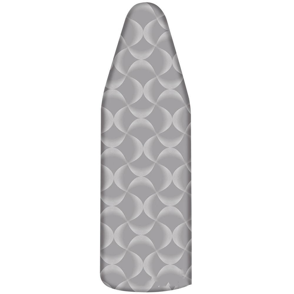 Housse et coussin de table à repasser en coton gris 30x100 cm ajustable et élastique