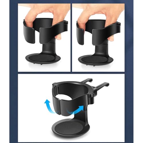 Porte gobelet voiture pour Fiat Seicento et Tipo : support canette réglable - 7