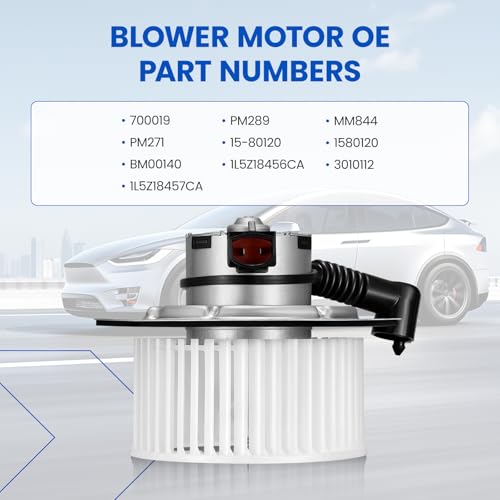 Image of HVAC Blower Motor 700019 Compatible with Ford Explorer 95-01, Explorer Sport 01-03, Ranger 98-11, Compatible with Mercury Mountaineer 97-01, PM289, MM844,1580120, A /C Blower Motor Assembly