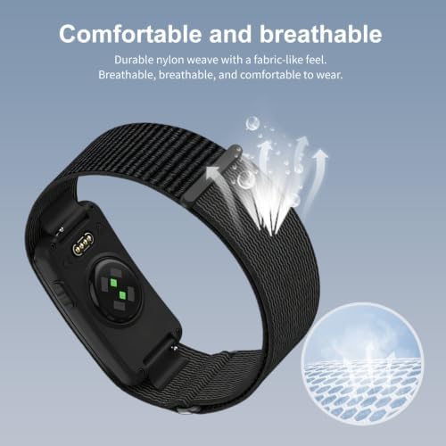HUKWIMO Replacement Band for Garmin CIRQA, Upper Arm Strap, Midnight Black - 2