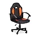 Relaxdays Chaise Gamer professionnel fauteuil Gaming jeux vidéos XR7 120 kg Racing Bureau PC 360°C, orange