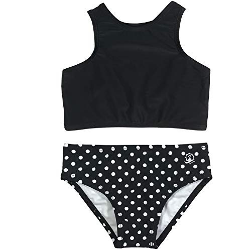 Image of SwimZip Girls' Halter Top and Bikini Bottom 2 Piece Set UPF 50+ Sun Protection