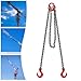 Lifting Chains with Adjuster Hooks, 5/16In 10FT Heavy Duty Engine Chain Hoist Lifts, Load Capacity 5T, Industrial Chain Slings for Various Lifting and Moving Activities