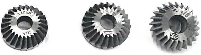 Valve Seat Cutter Set Of 3Pcs Carbon Steel For Vintage Cars And Bikes-Amz310