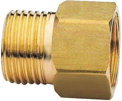 Metric Fitting M14 x 1.5 M14X1.5 Male to Female Coupling Gauge Adapter Brass