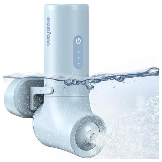 MOMFANN Bath Jet Spa, Bath Jet/Bubble Mode, Cordless Portable Bathtub Accessories with 3-Level Adjustable Speed, Bathtub Jets for Home Spa, Relaxing (Blue)