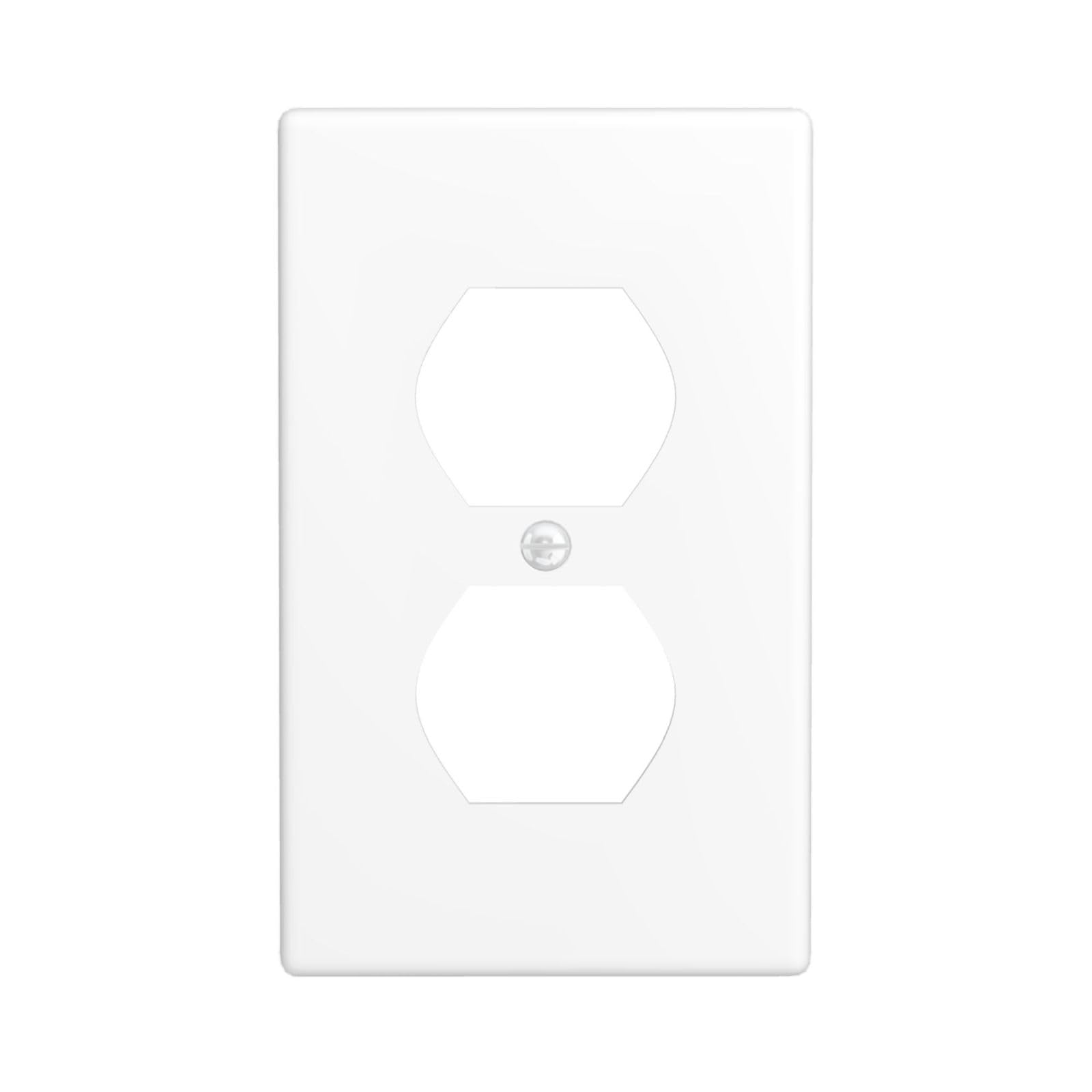 Cntdbu White Irish Flag Unbreakable Polycarbonate Switch Plate-1 Gang Screwless Wall Plate For Home Office