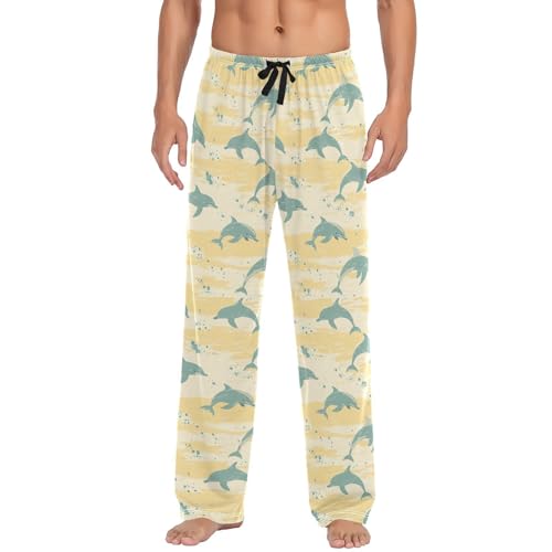 Pantalon de pyjama doux avec poches pour homme cherchant un confort absolu