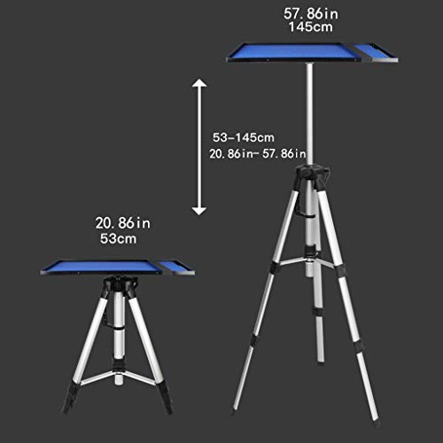Soporte de proyector con trípode ajustable de aluminio y bandeja universal 2