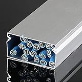 canaleta metalica 12x5 bogota ▶ Canaleta de cable de metal rígido: la cubierta del cable está hecha de aleación de aluminio de metal resistente. La superficie es brillante y muy de moda. Y con tapa inferior. Impermeable, duradero y resistente a los arañazos, es imprescindible para los cables ocultos en la pared o el suelo en casa.