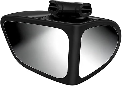 Car Blind Spot Elimination Mirror - Wide Angle Adjustable Stick for Side Mirror Automotive Exterior Accessories for Universal Trucks, Vehicles 1, BLACK Drivers seat