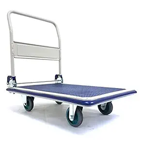 Bigapple WH1-metal 150 Heavy Weight King Metal Trolley, 150 kg Capacity (Blue)