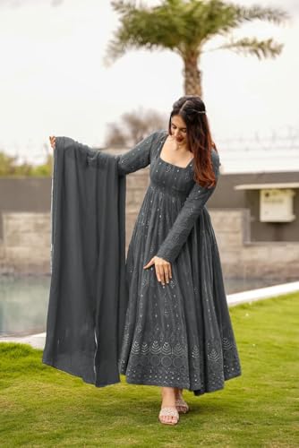 Image of KEDARFAB womens Anarkali Kurta Set For Women