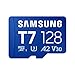 Samsung T7 microSD-Karte, 128 GB, Speicherkarte für Mobile Games auf Smartphones, Tablets und Handheld-Konsolen, UHS-I U3, Full HD & 4K UHD, 170 MB/s Lesen, MB-MB128T/WW