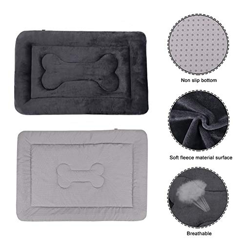JoicyCo Dog Bed Large Crate Mat 42 in Non-Slip Washable Soft Mattress Kennel Pads - Image 3
