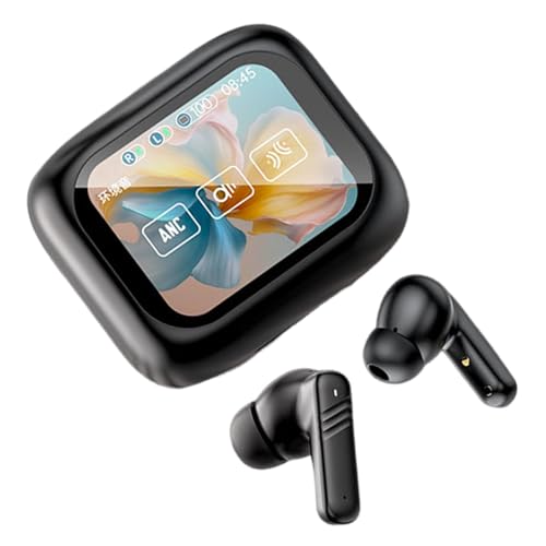 ZHUMCCY Écouteurs Game sans Fil | Casque Intra-Auriculaire Léger | Boîtier de Charge Tactile Réduction de Bruit Autonomie Prolongée - pour Voyage Maison Sport Téléphone Navette
