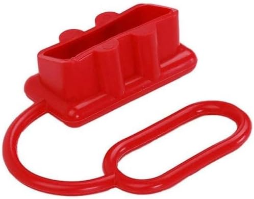1PC RED | BLACK 50A | 175A ANDERSON CONNECTOR PLUG DUST RUBBER COVER END CAP FOR SB 50 | 175 AMP CONNECTOR (RED, 175Amp)