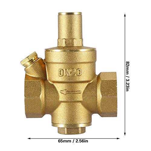 Vanne de régulation DN20 3/4 réduction de pression d'eau réglable 1.6MPa