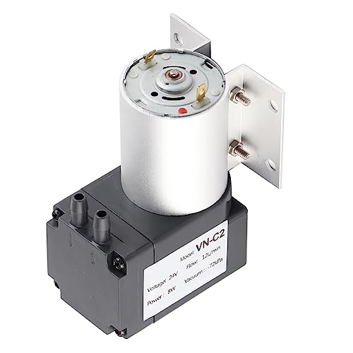 Restokki Vacuum Pump Large Power Negative Pressure Suction Pump with Stand 72kpa 8w 12l Min (DC24V)