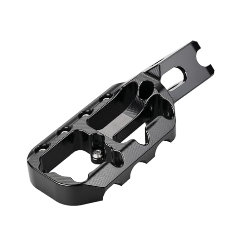 Image of JFG RACING Dirt Bike Foot Pegs,Forged 6063 Aluminum CNC Rest Pedal Footpegs for CR125 CR250 02-11 /CRF150R 07-24 /CRF250R 04-24 /CRF300L 21-24 /CRF450R 02-24 /CRF250X CRF450X CRF250RX CRF450RX-Black