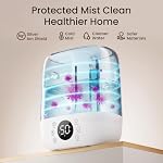 Provirtec Cool Mist Humidifier for Bedroom Easy to Clean, 6L Ultrasonic - Image 3