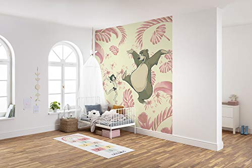 Komar Disney Fleece Photo Wallpaper, Fleece, Blau, Lila, 250 x 280 cm (Breite x Höhe), Bahnbreite 50 cm, 280 x 250 cm